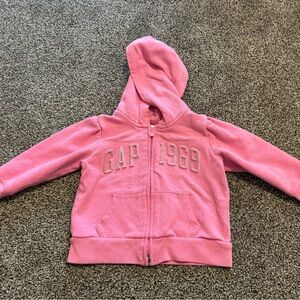 GAP Kids Bright Pink Zip-Up Hoodie